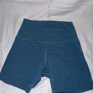 lululemon athletica Teal Bike Shorts